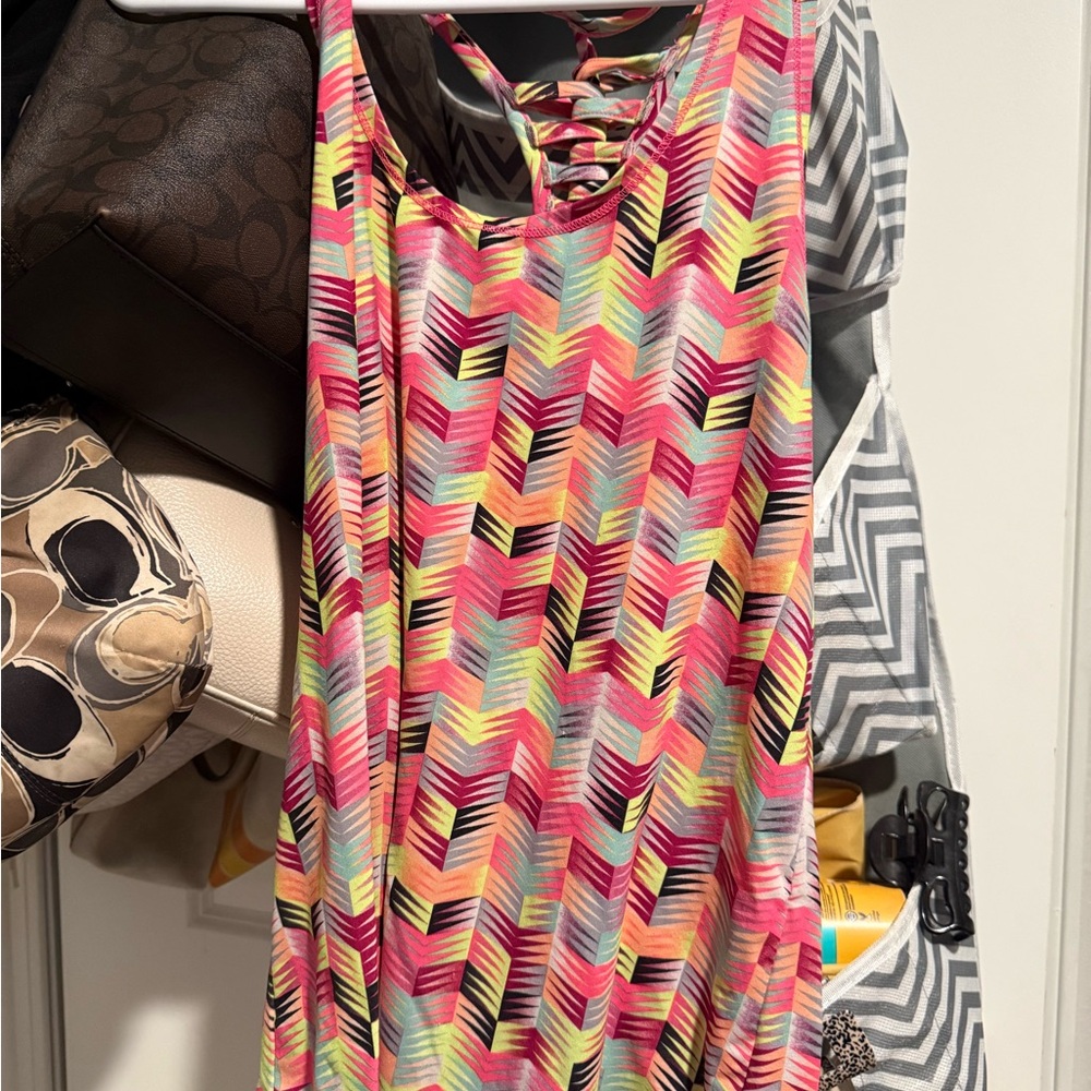 Maurices Multicolor Chevron Tank Top